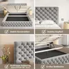 MOTIVENA Dalia Chesterfield Polsterbett 180x200 mit Produktbild-Vorschau 4
