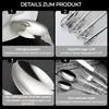 24-teilig Besteck Set Besteck Edelstahl Besteckset inkl Produktbild-Vorschau 4