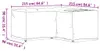 vidaXL Gartenmöbel-Abdeckung in L-Form 16 Ösen 215x215x90 Produktbild-Vorschau 7