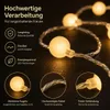 Guirlande lumineuse LED blanc chaud 6 m – 40 boules, à Voir les images du produit 7