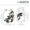 Sedile per WC SCHÜTTE MDF DECORAZIONE IN PIETRA, coperchio Anteprima dell’immagine prodotto 5