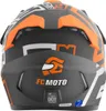 FC-Moto Merkur Flex motokrosová přilba, černá/bílá/červená, Náhled obrázku produktu 8