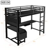 okwish Hochbett 90×200 mit Schreibtisch, Jugendbett mit Produktbild-Vorschau 7