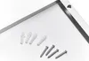 A close-up view of a stainless steel board with mounting hardware. Podgląd zdjęcia produktu