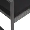 vidaXL 3-tlg. Garten-Essgruppe mit Kissen Dunkelgrau Produktbild-Vorschau 6