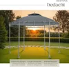 tectake® Gartenpavillon Siana Ø 3,5 m Produktbild-Vorschau 3