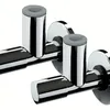 Design Eckventil 2er Luxus verchromt Produktbild-Vorschau 2