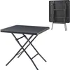 Klapptisch ‘Mark’ quadratisch 78 x 78 x 74 cm Rattanoptik, Produktbild-Vorschau 1