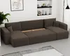 A U-shaped sofa with storage compartments is shown in a living room setting. Voir les images du produit