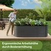 AREBOS Metall Hochbeet 240x80x78 cm Gartenbeet Pflanzbeet Produktbild-Vorschau 8