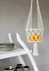 Bazar Bizar Porte-plante coton blanc 30x30x110cm Voir les images du produit 5
