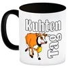 Kuhten Tag Kaffeebecher Schwarz in weiß mit Kuh zum Thema Produktbild-Vorschau 2