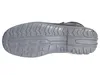 The sole of a black and red safety shoe is shown against a white background. Produktbild-Vorschau