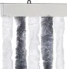 vidaXL Závěs proti hmyzu šedobílý 90x220 cm žinylka Náhled obrázku produktu 4
