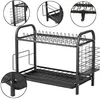 Sušák na nádobí Kovový odkapávač se dvěma úrovněmi úchytů, Náhled obrázku produktu 4