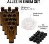 15 × Öl- & Essigflaschen 100 ml aus Glas mit Ausgießer & Produktbild-Vorschau 2