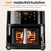 OYAJIA Heißluftfritteuse XXL 9L | ohne Öl oder Fett | Produktbild-Vorschau 4