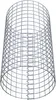 Colonna gabbionata rotonda 42 cm di diametro, 80 cm di Anteprima dell’immagine prodotto 6
