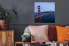 MuchoWow® Poster Golden Gate Bridge am Abend beleuchtet Produktbild-Vorschau 2