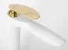 Rea Waschbeckenarmatur Orbit Low White/Gold Produktbild-Vorschau 7