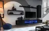 Étagère murale 180 cm SWITCH – Coloris noir – Design Voir les images du produit 3