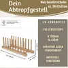 LS-Leben Stil Holz Abtropfgestell 34cm Bambus Abtropfgitter Produktbild-Vorschau 2