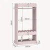 Kindergarderobe 'Vestnes' mit Spiegel und 3 Haken 120 x 63 Produktbild-Vorschau 4
