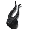 A pair of black, Maleficent-style horns attached to a headpiece. Produktbild-Vorschau