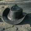 Buffalo Bill Herren Damen Western Cowboy Leder Hut Antik Produktbild-Vorschau 7