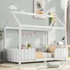 Hausbett(Weiß)90x200 cm - vielseitiges Holz Kinderbett für Produktbild-Vorschau 9