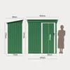 BEALIFE Gartenschuppen 163x89x183 cm | Gerätehaus für Produktbild-Vorschau 3