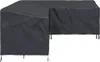 vidaXL Copridivano Nero 250 x 180 x 80 cm in tessuto Oxford Anteprima dell’immagine prodotto 5