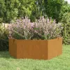 vidaXL Fioriera Rusty 138x120x45 cm Acciaio Corten Anteprima dell’immagine prodotto 7
