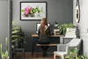 Bild 100x70 MDF-Rahmen Wandkunst Natur Blume Pflanze Produktbild-Vorschau 3