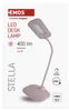 LED stolní lampa STELLA, růžová Vista previa de la imagen del producto