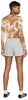 Nike W Nsw Essntl Flc Hr Short Ft Dk Grey Heather/White M Produktbild-Vorschau 15