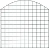 vidaXL Set di recinzione da giardino Convex 77,5x78,5 cm Anteprima dell’immagine prodotto 1