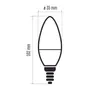 LED Lampe True Light Candle / E14 / 4,2 W (40 W) / 470 lm / Warmweiß Produktbild-Vorschau