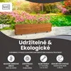 IvoQ Dřevěný truhlík na rostliny – 120x40x32 cm – Masivní Náhled obrázku produktu 3