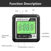 Digitálny uhlomer s magnetickou základňou a LCD displejom - Náhľad obrázku produktu 8