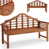 CASARIA® Panchina da Giardino Resistente in Legno Eucalipto Anteprima dell’immagine prodotto 10