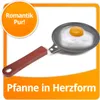 Mini Bratpfanne in Herzform aus Gusseisen 12cm mit Produktbild-Vorschau 3