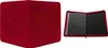 A red Pokémon themed card binder and a red card deck box are shown side-by-side against a white background. Produktbild-Vorschau