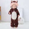 Pyžamo Onesie Kostým Prevlek Spiaca veverička Dojča 90: Náhľad obrázku produktu 4