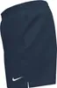 A close-up side view of a pair of navy blue Nike swim shorts. Podgląd zdjęcia produktu
