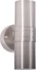 Brilliant Wandleuchte "HANNI" LED 2x3W IP44 Edelstahl Produktbild-Vorschau 1