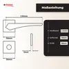 DOMINO Türgriff Drückergarnitur WC - Badezimmer Set | Produktbild-Vorschau 4