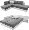 Federkern Ecksofa Doppelbett Dauerschläfer Bettkasten Couch Produktbild-Vorschau 1