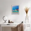 Gerahmtes Poster - Rahmen in heller Eiche - Schiffe Strand Produktbild-Vorschau 6