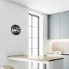 Glasuhr Wanduhr Küchenuhr Echt-Glas 30fi cm Meer schwarz Produktbild-Vorschau 5